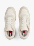 Άσπρο Essential Ρετρό Δερμάτινα Sneakers Basketball  Άνδρες