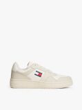 Άσπρο Essential Ρετρό Δερμάτινα Sneakers Basketball  Άνδρες