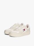 Άσπρο Essential Ρετρό Δερμάτινα Sneakers Basketball  Άνδρες