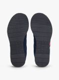 Μπλε Sneakers Με Μίξη Υφών Και Πίσω Αντίθεση  Άνδρες