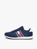 Μπλε Sneakers Με Μίξη Υφών Και Πίσω Αντίθεση  Άνδρες