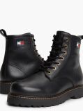 Black Archive Warm Lined Leather Lace-Up Boots  Men