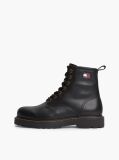 Black Archive Warm Lined Leather Lace-Up Boots  Men