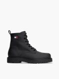 Black Archive Leather Lace-Up Mid Boots  Men
