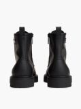 Black Archive Leather Lace-Up Mid Boots  Men