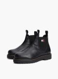 Black Archive Warm Lined Leather Chelsea Boots  Men