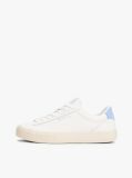 Μπλε Essential Δερμάτινα Sneakers Με Λεπτομέρειες Σε Αντίθεση  Γυναίκες