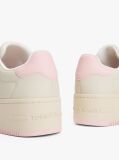 Ροζ Essential Δερμάτινα Sneakers Με Σόλα Flatform  Γυναίκες