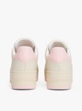 Ροζ Essential Δερμάτινα Sneakers Με Σόλα Flatform  Γυναίκες