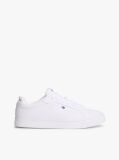 Άσπρο Essential Δερμάτινα Δετά Sneakers  Άνδρες