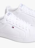 Άσπρο Essential Δερμάτινα Δετά Sneakers  Άνδρες