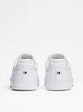 Άσπρο Essential Δερμάτινα Δετά Sneakers  Άνδρες