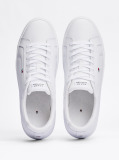 Άσπρο Essential Δερμάτινα Δετά Sneakers  Άνδρες