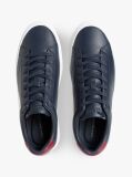Μπλε Δερμάτινα Sneakers  Άνδρες
