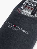 Blue Logo Embroidery Felt Slippers  Men