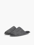 Grey Enamel Flag Herringbone Slippers  Men