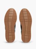 Μπλε Δερμάτινα Sneakers Με Μίξη Υφών  Άνδρες