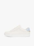 Άσπρο Essential Δερμάτινα Sneakers Με Μεταλλικές Λεπτομέρειες  Γυναίκες