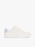 Άσπρο Essential Δερμάτινα Sneakers Με Μεταλλικές Λεπτομέρειες  Γυναίκες
