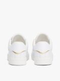 Άσπρο Essential Δερμάτινα Sneakers Με Μεταλλικές Λεπτομέρειες  Γυναίκες