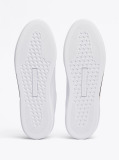 Άσπρο Δερμάτινα Sneakers Με Μεταλιζέ Λεπτομέρεια  Γυναίκες