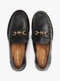 Μαύρο Δερμάτινα Horsebit Loafers  Γυναίκες