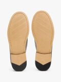 Μαύρο Δερμάτινα Horsebit Loafers  Γυναίκες