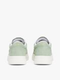 Πράσινο Δερμάτινα Sneakers Με Μεταλλικό Λογότυπο  Γυναίκες