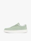 Πράσινο Δερμάτινα Sneakers Με Μεταλλικό Λογότυπο  Γυναίκες