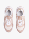 Multi Δερμάτινα Chunky Sneakers Με Μίξη Υφών  Γυναίκες