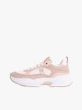 Multi Δερμάτινα Chunky Sneakers Με Μίξη Υφών  Γυναίκες