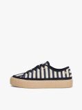 Multi Ριγέ Sneakers Με Ενδιάμεση Σόλα Από Σχοινί  Γυναίκες