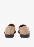 Pink Suede Horsebit Loafers  Women