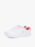 Άσπρο Δερμάτινα Sneakers Με Colour-Pop Λεπτομέρειες  Γυναίκες