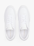 Άσπρο Δερμάτινα Sneakers Με Χαμηλό Κόψιμο  Γυναίκες