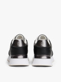 Μαύρο Δερμάτινα Sneakers Με Χρυσές Λεπτομέρειες  Γυναίκες