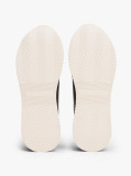 Μαύρο Δερμάτινα Sneakers Με Χρυσές Λεπτομέρειες  Γυναίκες