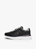Μαύρο Δερμάτινα Sneakers Με Χρυσές Λεπτομέρειες  Γυναίκες