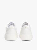 Άσπρο Δερμάτινα Sneakers Σε Στιλ Πλατφόρμας  Γυναίκες