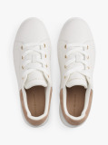 Μπεζ Δερμάτινα Sneakers  Γυναίκες