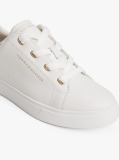 Μπεζ Δερμάτινα Sneakers  Γυναίκες