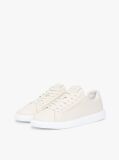 Μπεζ Δερμάτινα Sneakers  Γυναίκες