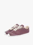 Κόκκινο TH Monogram Δερμάτινα Sneakers Με Χαμηλό Κόψιμο  Γυναίκες