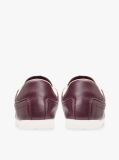 Κόκκινο TH Monogram Δερμάτινα Sneakers Με Χαμηλό Κόψιμο  Γυναίκες