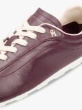 Κόκκινο TH Monogram Δερμάτινα Sneakers Με Χαμηλό Κόψιμο  Γυναίκες
