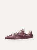 Κόκκινο TH Monogram Δερμάτινα Sneakers Με Χαμηλό Κόψιμο  Γυναίκες