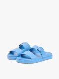 Blue Double Strap Enamel Flag Lightweight Sandals  Women