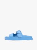 Blue Double Strap Enamel Flag Lightweight Sandals  Women