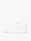 Άσπρο TH Monogram Δερμάτινα Sneakers Με Ανάγλυφο Λογότυπο  Γυναίκες