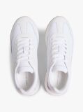 Άσπρο Δερμάτινα Sneakers Με Μίξη Υφών Και Μονόγραμμα TH  Γυναίκες